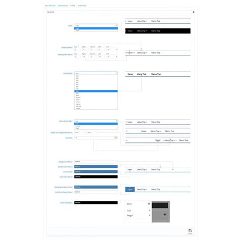 Prestashop Responsive Mega Menu, Dropdown .